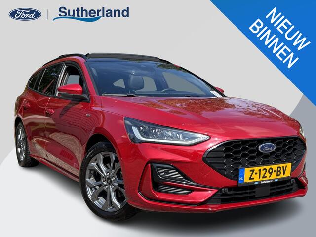 Ford FOCUS Wagon 1.0 EcoBoost Hybrid ST Line X 155pk | Vol leder | Panoramadak | | Adaptive cruise control | Winter Pack | All season banden | Camera