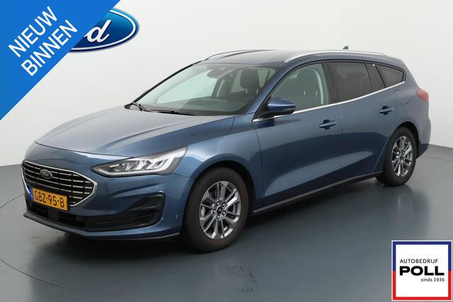 Ford FOCUS 155pk Eco Hybrid Automaat Titanium Groot Sync-4 Navi Trekhaak All seasons Wagon Dealeronderhouden