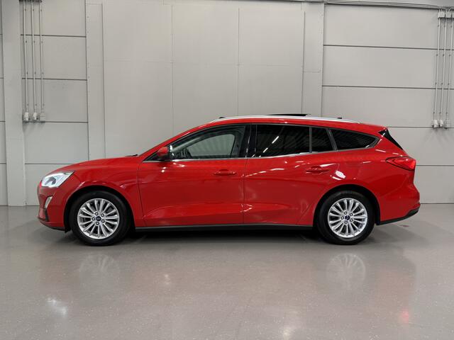 Ford FOCUS Wagon 1.0 EcoBoost Titanium aut. PANO/TREKHAAK/B&O/CAMERA/LED/ADAPTIVE CRUISE/CARPLAY/KEYLESS/STOEL+STUURVERW/PDC+ASSIST/PRIVACY/ORIG. NL AUTO/APK T/M 04-2027