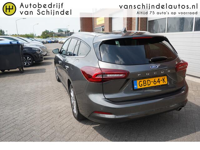 Ford FOCUS Wagon 1.0 ECOBOOST HYBRID TITANIUM ORIGINEEL NEDERLANDS NAVIGATIE ANDROID/APPLECARPLAY 4X ZGAN ALL SEASON BANDEN ECC AIRCO CRUISECONTROL LED PDC LMV ENZ...