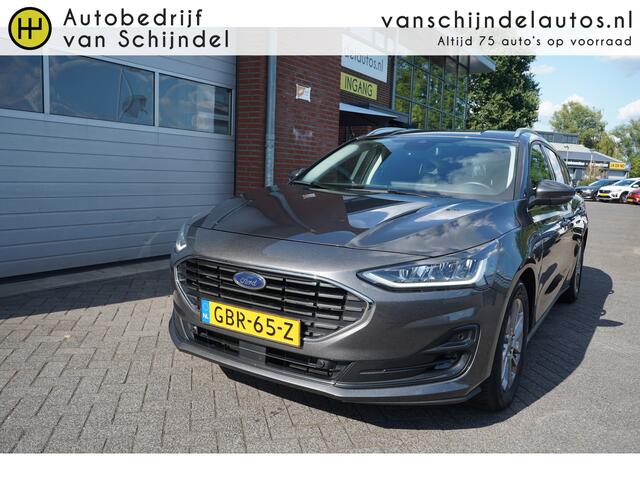 Ford FOCUS Wagon 1.0 ECOBOOST 155PK HYBRID AUTOMAAT TITANIUM JUNI 2024 ORIGINEEL NL FULL LED ANDROID-APPLECARPLAY NAVI CLIMA CRUISE BLUETOOTH PDC V+A 16INCH 4X ALL SEASON BANDEN 4X ELECTR.RAMEN/SPIEGELS ENZ...