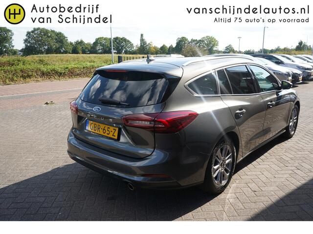Ford FOCUS Wagon 1.0 ECOBOOST 155PK HYBRID AUTOMAAT TITANIUM JUNI 2024 ORIGINEEL NL FULL LED ANDROID-APPLECARPLAY NAVI CLIMA CRUISE BLUETOOTH PDC V+A 16INCH 4X ALL SEASON BANDEN 4X ELECTR.RAMEN/SPIEGELS ENZ...