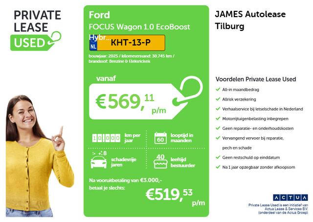 Ford FOCUS Wagon 1.0 EcoBoost Hybrid ST Line X CAMERA | NAVI & CARPLAY | AD-CRUISE | WINTER-PACK