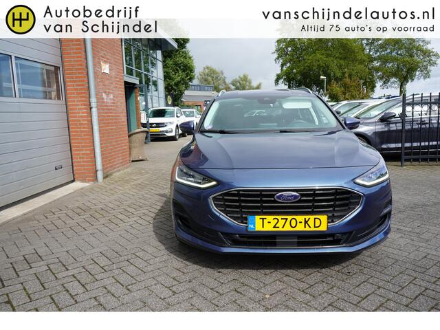 Ford FOCUS Wagon 1.0 ECOBOOST HYBRID TITANIUM STYLE ORIGINEEL NEDERLANDS DEALER ONDERHOUDEN NAVIGATIE ANDROID/APPLECARPLAY FULL LED ECC AIRCO CRUISECONTROL PARKEERSENSOREN V+A 16INCH LMV BLUETOOTH KEYLESS PRIVACYGLAS ENZ...