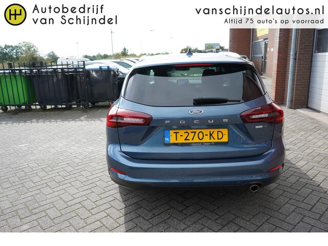 Ford FOCUS Wagon 1.0 ECOBOOST HYBRID TITANIUM STYLE ORIGINEEL NEDERLANDS DEALER ONDERHOUDEN NAVIGATIE ANDROID/APPLECARPLAY FULL LED ECC AIRCO CRUISECONTROL PARKEERSENSOREN V+A 16INCH LMV BLUETOOTH KEYLESS PRIVACYGLAS ENZ...
