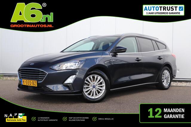 Ford FOCUS Wagon 1.0 EcoBoost Hybrid Titanium X Business 125PK Navigatie Achteruitrijcamera Climate Cruise Control Carplay Android 16 inch LMV