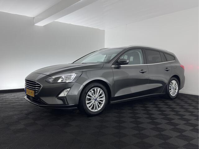 Ford FOCUS Wagon 1.0 EcoBoost Titanium X Business (INCL-BTW) Aut. *DIGI-COCKPIT | KEYLESS | CAMERA | NAVI-FULLMAP | HEATED-SPORTSEATS | DAB+ | ECC | PDC | TOWBAR | 16''ALU*