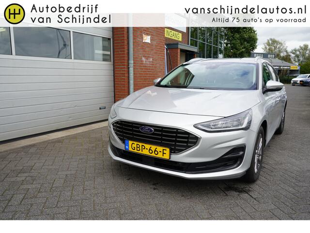 Ford FOCUS Wagon 1.0 ECOBOOST HYBRID 155PK TITANIUM *NL AUTO* 1500KG TREKGEWICHT DEALER ONDERHOUDEN NAVIGATIE ANDROID/APPLECARPLAY ECC AIRCO CRUISECONTROL LED PDC V+A 16INCH PRIVACYGLAS BLUETOOTH ENZ...
