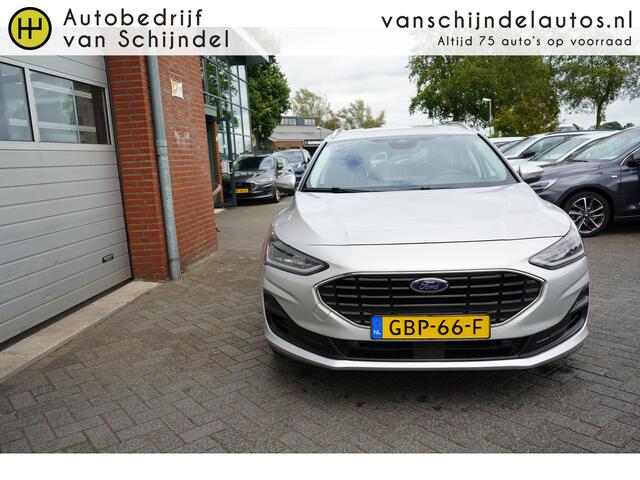 Ford FOCUS Wagon 1.0 ECOBOOST HYBRID 155PK TITANIUM *NL AUTO* 1500KG TREKGEWICHT DEALER ONDERHOUDEN NAVIGATIE ANDROID/APPLECARPLAY ECC AIRCO CRUISECONTROL LED PDC V+A 16INCH PRIVACYGLAS BLUETOOTH ENZ...