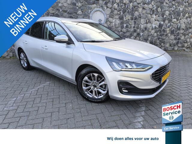 Ford FOCUS Wagon 1.0 EcoBoost Hybrid Titanium Automaat 155PK, carplay, all season banden, navi, climate + cruise control, prive glas, lm velgen.