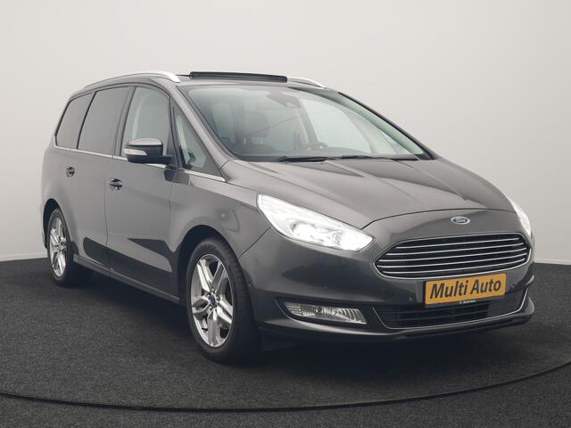 Ford GALAXY 2.0 Titanium Automaat 7 Persoons 241pk Dealer O.H. | Panodak | Adaptive Cruise | Camera | Alcantara Sportstoelen Memory & Verwarmd | Stuur Verwarmd | Apple Carplay | LED Koplampen | Navigatie |