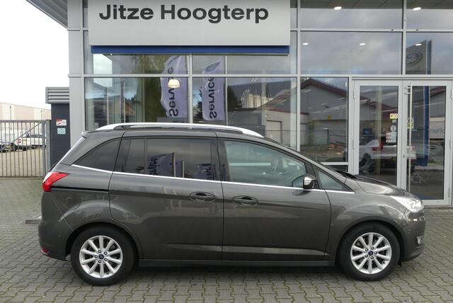 Ford GRAND C-MAX 1.5 Titanium 7p. CRUISE, CLIMA, TREKHAAK (1.300KG), WINTER PACK, CAMERA, PDC V&A, NAVI, APPLE CARPLAY, 119.132KM