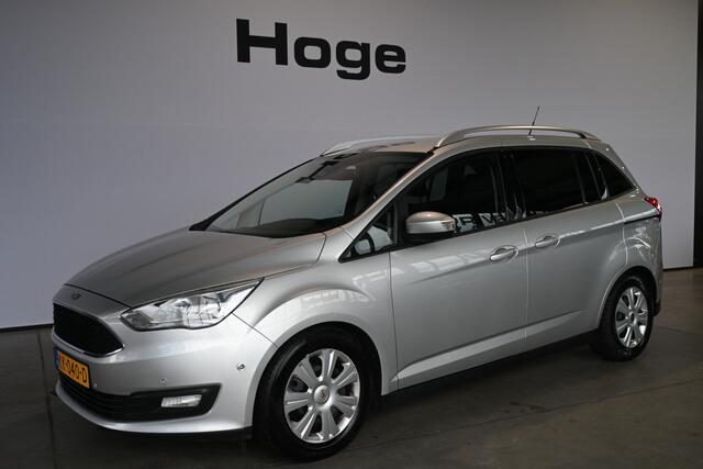Ford GRAND C-MAX 1.0 Trend 7 Persoons Clima Navigatie LED Trekhaak Rijklaarprijs Inruil Mogelijk!