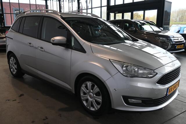 Ford GRAND C-MAX 1.0 Trend 7 Persoons Clima Navigatie LED Trekhaak Rijklaarprijs Inruil Mogelijk!