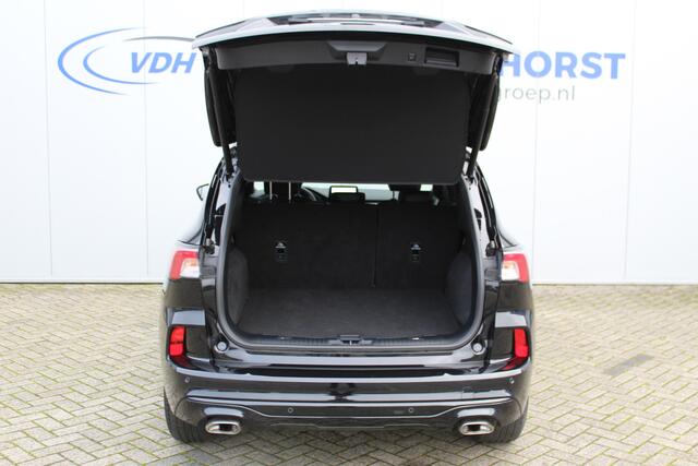 Ford KUGA 2.5-225pk PHEV ST-Line X. Let op ! Slechts 9.600km ! Volautm. airco dual, stoel- en voorraamverwarming, side- en lane assist, metallic lak, navigatie, telefoonvoorb., camera v+a, keyless entry/keyless go, elektr. achterklep, LM wielen, B&O soun