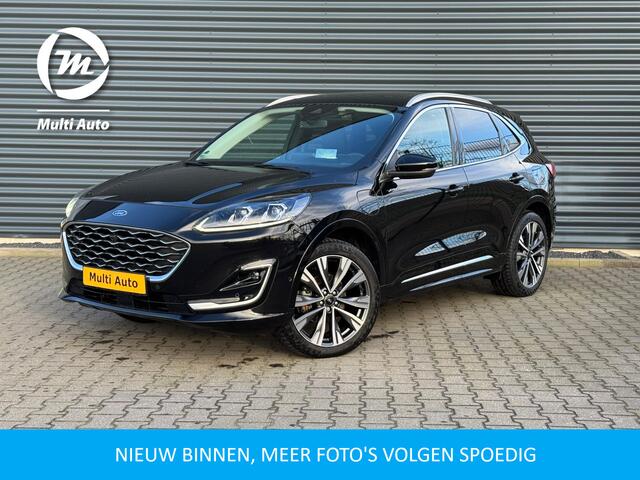 Ford KUGA 2.5 PHEV Vignale Plug In Hybrid 1500kg Trekgewicht PHEV | Panoramadak | Adaptive Cruise | Trekhaak | Lederen Sportstoelen Memory | Head Up | 360 Camera | Stuurverwarming | Keyless |