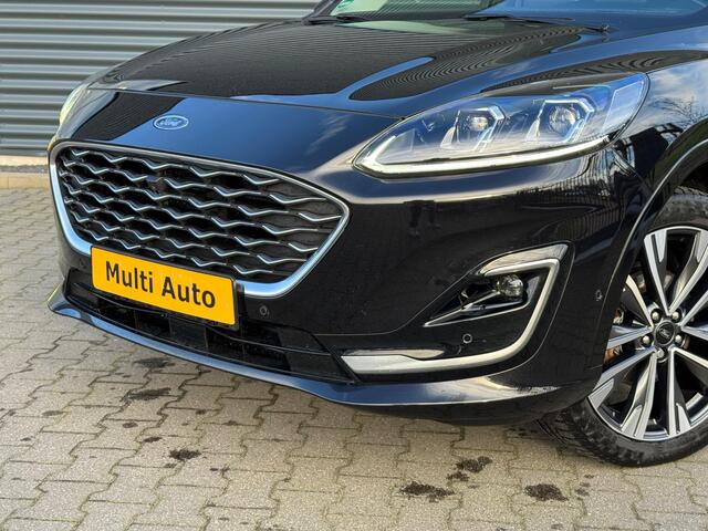 Ford KUGA 2.5 PHEV Vignale Plug In Hybrid 1500kg Trekgewicht PHEV | Panoramadak | Adaptive Cruise | Trekhaak | Lederen Sportstoelen Memory | Head Up | 360 Camera | Stuurverwarming | Keyless |