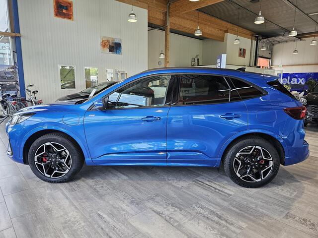 Ford KUGA 2.5 PHEV ST-Line X | Panoramadak + Technology Pack + Winter Pack + Wegklapbare trekhaak + 19 inch lichtmetalen velgen + Reservewiel + Dessert island blue | Incl. 4.000 EU Ford voordeel