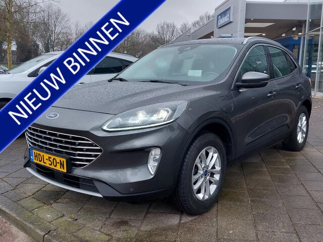 Ford KUGA 2.5 PHEV Automaat Titanium | Navi | Apple Carplay+Android Auto | Clima | Cruise | Head-Up | Led Koplampen | Keyless Entry | Pdc V+A+Camera | Rijstrook+Licht+Regensensor | Mistlampen | 17''lm