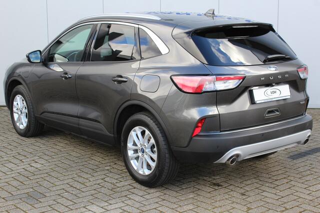 Ford KUGA 2.5-225pk PHEV Titanium X Plug-In Hybrid. Fabr. garantie t/m 07-04-2028 ! Slechts 10.000km ! Autm. airco dual, stoel-, stuur- en voorraamverw., LED verl., B&O soundsyst., metallic lak, cruise control, camera, LM wielen, elektr. achterklep en best. stoel e