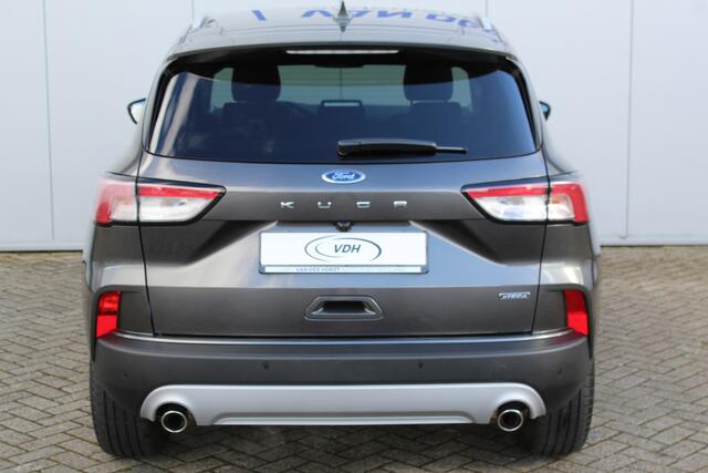 Ford KUGA 2.5-225pk PHEV Titanium X Plug-In Hybrid. Fabr. garantie t/m 07-04-2028 ! Slechts 10.000km ! Autm. airco dual, stoel-, stuur- en voorraamverw., LED verl., B&O soundsyst., metallic lak, cruise control, camera, LM wielen, elektr. achterklep en best. stoel e