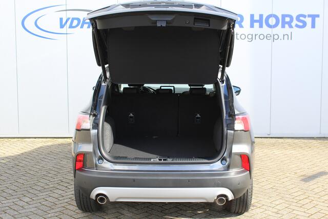 Ford KUGA 2.5-225pk PHEV Titanium X Plug-In Hybrid. Fabr. garantie t/m 07-04-2028 ! Slechts 10.000km ! Autm. airco dual, stoel-, stuur- en voorraamverw., LED verl., B&O soundsyst., metallic lak, cruise control, camera, LM wielen, elektr. achterklep en best. stoel e