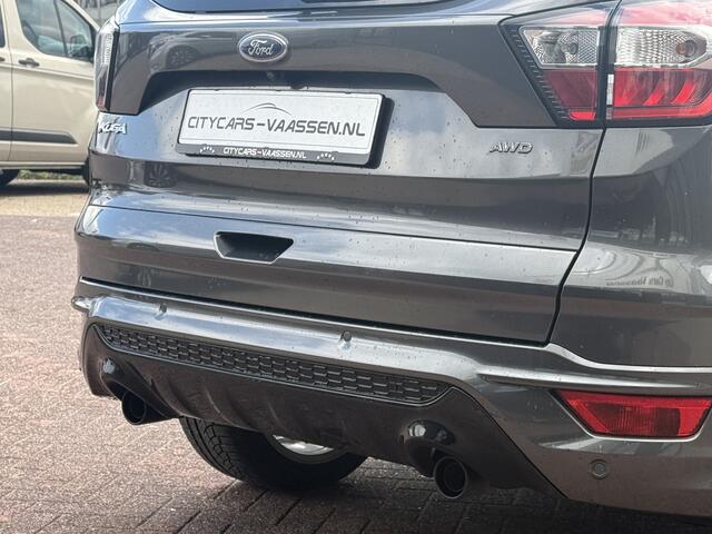 Ford KUGA 1.5 EcoBoost 4x4 ST Line 176 pk automaat panoramadak navigatie camera full led climate ctr cruise ctr keyless entry xenon dealer onderhouden