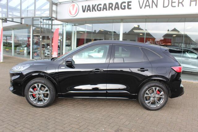 Ford KUGA 2.5-225pk PHEV ST-Line X Hybrid-AUTOMAAT ! Fabr. garantie t/m 11-03-2028 ! Slechts 16.000km ! Volautm. airco dual, stoel-, stuur- en voorraamverw., technologie-, styling- en bestuurders assistent pakket, elektr. trekhaak, camera v+a, HUD etc.