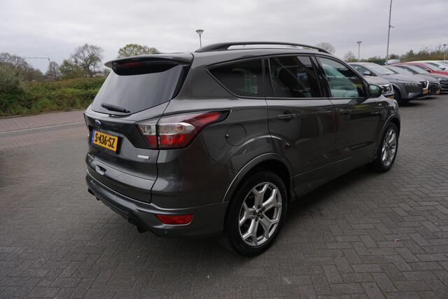 Ford KUGA 1.5 ECOBOOST 150PK ST LINE KEURIGE NETTE STAAT! ANDROID/APPLECARPLAY(NAVI) ZWARTE HEMEL STOEL+STUUR+VOORRUITVERWARMING ECC AIRCO CRUISECONTROL LED PDC V+A 19INCH 1/2LEDER BLUETOOTH ENZ...