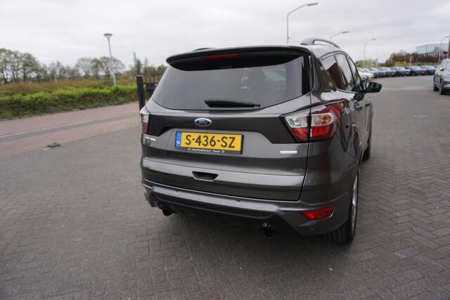 Ford KUGA 1.5 ECOBOOST 150PK ST LINE KEURIGE NETTE STAAT! ANDROID/APPLECARPLAY(NAVI) ZWARTE HEMEL STOEL+STUUR+VOORRUITVERWARMING ECC AIRCO CRUISECONTROL LED PDC V+A 19INCH 1/2LEDER BLUETOOTH ENZ...