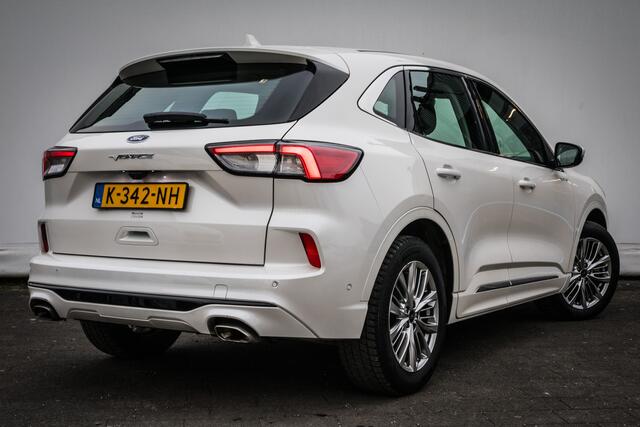 Ford KUGA 2.5 PHEV 225pk Aut. Vignale Leer/ Stuur-stoelverwarming/ Camera/ Head up/ Carplay/ Navigatie/ Memory/ Elektr. achterklep