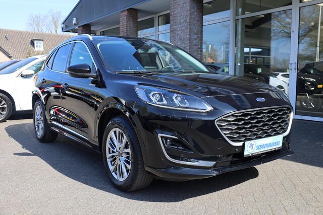 Ford KUGA 2.5 PHEV Vignale HUD LEER+MEMORY ACC CARPLAY CAMERA DAB NAVI ELEK.LAADKLEP RUIT/STUUR/STOELVERW. BLISS 2xPDC 18"LMV ENZ!