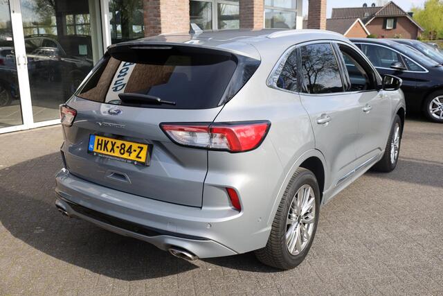 Ford KUGA 2.5 PHEV Vignale HUD LEER+MEMORY ACC CARPLAY CAMERA DAB NAVI ELEK.LAADKLEP RUIT/STUUR/4xSTOELVERW. BLISS 2xPDC 18"LMV ENZ!