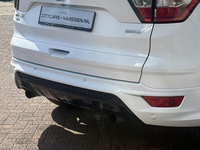 Ford KUGA 2.0 4x4 automaat ST Line 243 pk apple carplay camera climate ctr cruise ctr lmv 19 inch elktr trekhaak half leder/alcantara keyless entry dealer onderhouden