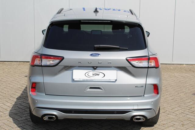 Ford KUGA 2.5-225pk PHEV ST-Line X. Hybride rijden voor een redelijke prijs ! Volautm. airco dual, Metallic lak, Stuur-, stoel-, achterbank- en voorraamverwarming, Side-en lane assist, Camera, pdc v+a, Adaptive Cruise Control, Elektr. achterklep etc, etc.