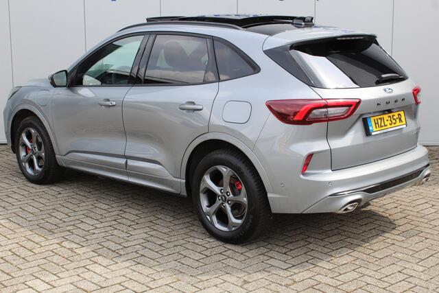 Ford KUGA 2.5-243pk PHEV ST-Line X. Nieuwste model ! Van ¤. 54.937,- voor ¤. 44.450,- ! Trekgewicht 2.100kg ! Elektr. panoramadak, Elektr. inklapb. trekhaak, stoel-, stuur- en voorraamverw., lane- en side assist, 360gr. camera, HUD, Apple/Android, Elektr. verstelb.