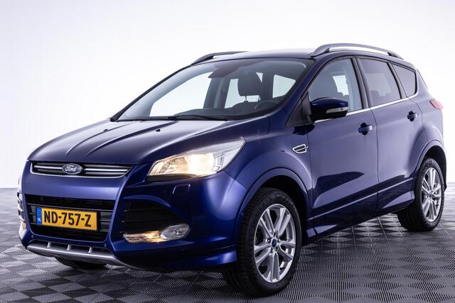 Ford KUGA 1.5 Titanium Styling Pack | TREKHAAK | DEALER ONDERHOUDEN | NED.AUTO | 2000KG TREKGEWICHT | HALF LEDER/STOF | EL. A.KLEP | ROOFRAILS | A.CAMERA | PARKEERSENSOREN V+A |