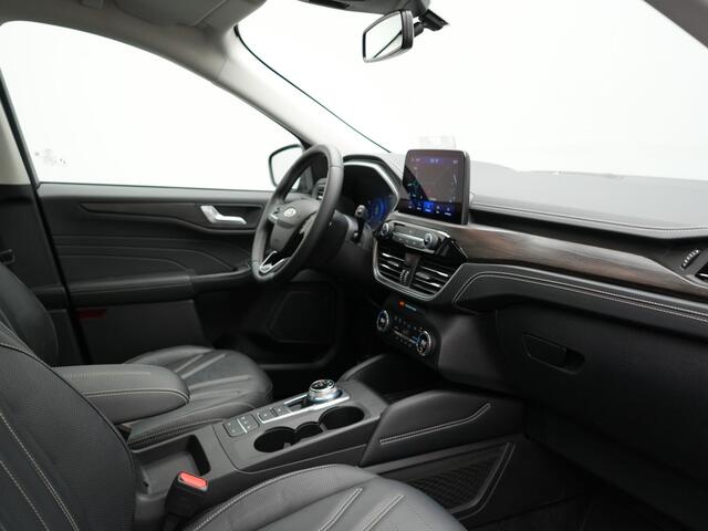 Ford KUGA Vignale Plug in Hybrid 225pk PHEV | Panodak | Head Up | Adaptive Cruise | 360 Camera | Lederen Sportstoelen Memory & Verwarmd | Apple Carplay | Bang&Olufsen | Navigatie | Pilot Assist | Virtual | DAB | Blis |