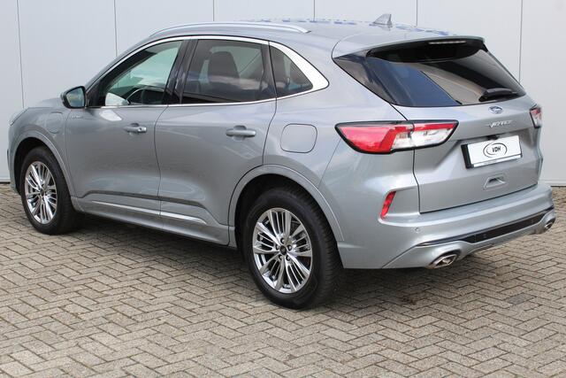 Ford KUGA 2.5-225pk PHEV Vignale. Heerlijke, luxe en comfortabele SUV ! Autm. airco dual, LM wielen, metallic lak, cruise control, lederen interieur, stoel-, stuur- en voorraamverw., elektr. achterklep, B&O soundsystem, navigatie, telefoonvoorb. etc, etc.