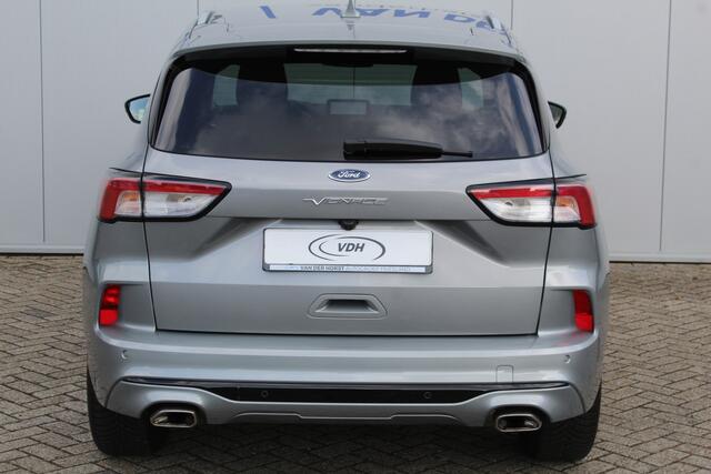Ford KUGA 2.5-225pk PHEV Vignale. Heerlijke, luxe en comfortabele SUV ! Autm. airco dual, LM wielen, metallic lak, cruise control, lederen interieur, stoel-, stuur- en voorraamverw., elektr. achterklep, B&O soundsystem, navigatie, telefoonvoorb. etc, etc.