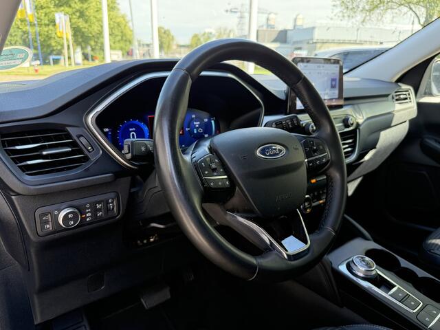 Ford KUGA BWJ 2022 | 2.5 PHEV 225PK Titanium X | CLIMA | NAVI | HALF LEER | CARPLAY | CAMERA | PRIVACY GLASS | PDC