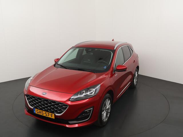 Ford KUGA 2.5 PHEV 225 pk Vignale | Trekhaak | Leder | Winter Pack | Adapt. Cruise | Camera | Elek. a. klep | El verst. stoel + geh. |