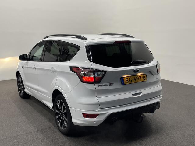 Ford KUGA 1.5 EcoBoost ST Line Navigatie Xenon Automatische Airco Bluetooth Cruise Control Parkeersensoren voor+ achter Dakrails Trekhaak 18 inch weinig kilometers!