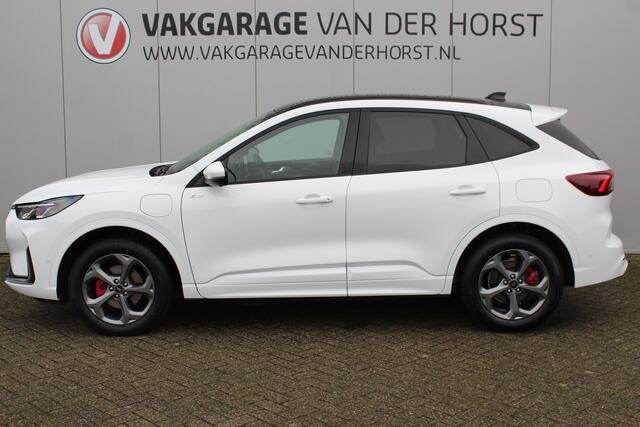 Ford KUGA 2.5-243pk PHEV ST-Line X. Van ¤. 54.937,- voor ¤. 43.735,- ! Trekgewicht van 2.100kg ! Elektr. verstelb. AGR stoelen voor, Stoel-, stuur-, voorraam- en achterbank verwarming, Elektr. panorama/schuif-kanteldak , Trekhaak elektr. wegklapbaar, B&O soundsyst.