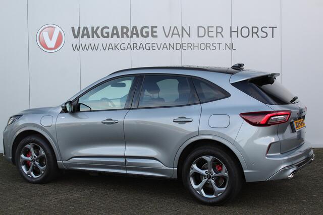 Ford KUGA 2.5-243pk PHEV ST-Line X. Van ¤. 54.937,- voor ¤. 43.735,- ! Trekgewicht van 2.100kg ! Elektr. verstelb. AGR stoelen voor, Stoel-, stuur-, voorraam- en achterbank verwarming, Elektr. panorama/schuif-kanteldak , Trekhaak elektr. wegklapbaar, B&O soundsyst.
