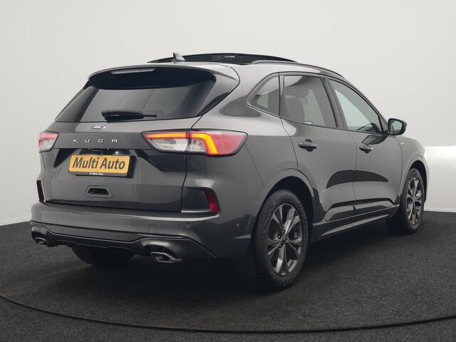 Ford KUGA 1.5 EcoBoost ST-Line 150pk Dealer O.H. | 1800kg Trekgewicht | Trekhaak Af Fabriek | Panodak | Adaptive Cruise | 360 Camera | Sportstoelen & Stuur Verwarmd | Apple Carplay | Keyless | Virtual | Blis | Navigatie | DAB |