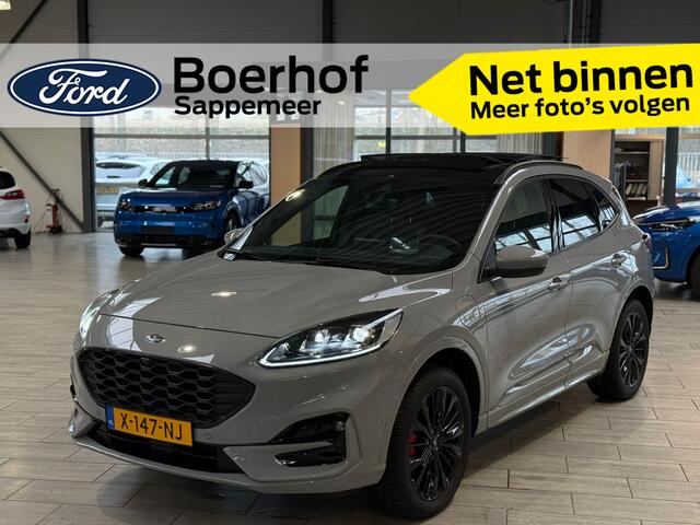 Ford KUGA 2.5 PHEV 225 pk Graphite Tech Edition | Pano | Trekhaak | 19" | Adapt. cruise | Adapt. LED | 1e eig. | 100% dealer onderh.