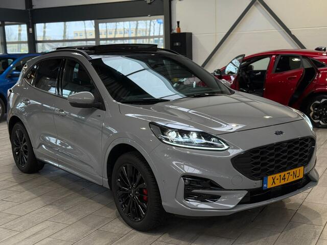 Ford KUGA 2.5 PHEV 225 pk Graphite Tech Edition | Pano | Trekhaak | 19" | Adapt. cruise | Adapt. LED | 1e eig. | 100% dealer onderh.