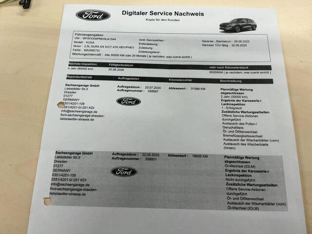 Ford KUGA 2.5 PHEV Titanium 225pk Afneembare Trekhaak | Adaptieve Cruise | Winterpack | Dodehoeksensoren | Elektrische Achterklep | Dealeronderhouden