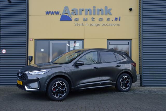 Ford KUGA 2.5 PHEV hybride 242 pk St-line X technopack, camera, winterpack, trekhaak, agr stoelen incl mem, lederen bekl, B&O sound.